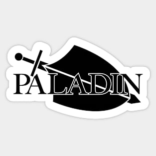 D&D Class graphics- PALADIN - Dungeons and Dragons Sticker